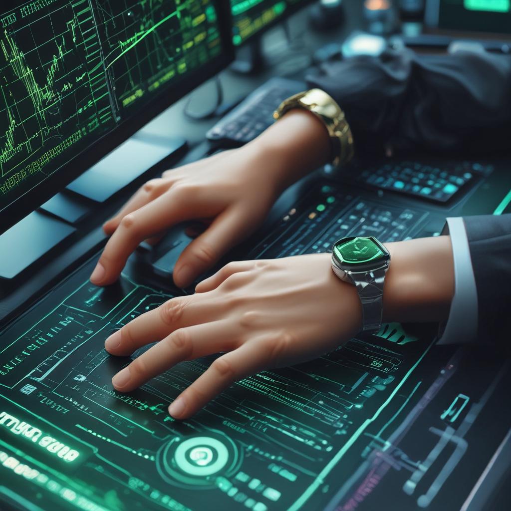 Close-up of a futuristic Binance trading interface showing precise strategic profit execution.