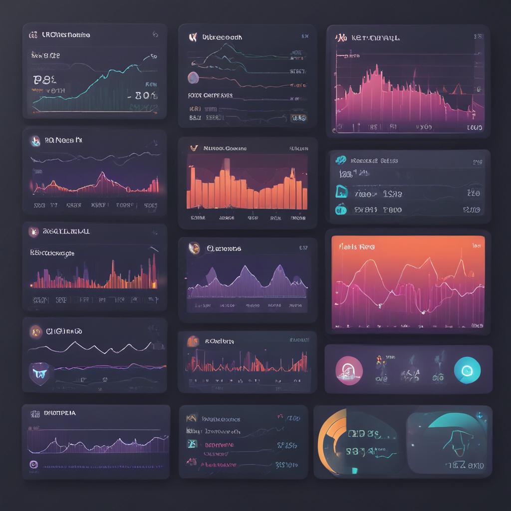 Futuristic financial dashboard showing high APY rates for USDC earnings with clean data visualizations.