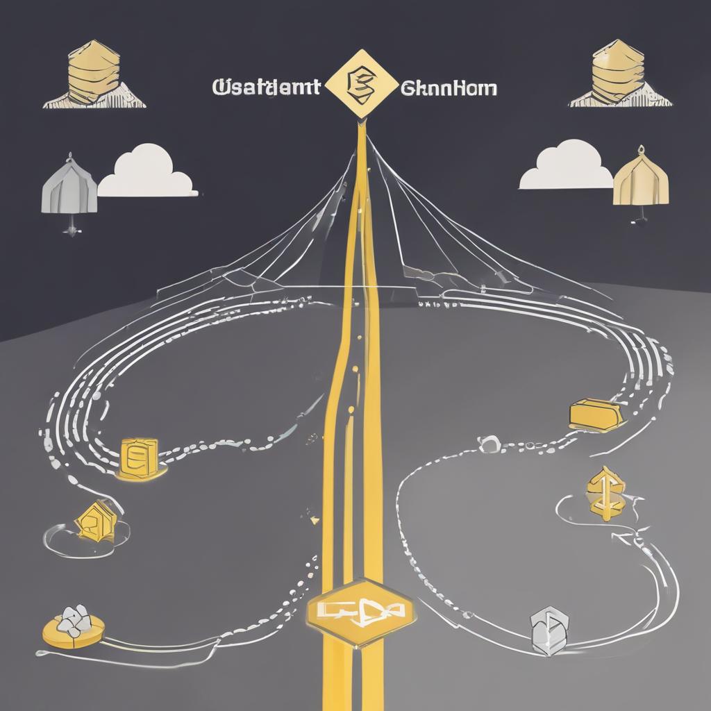 Comparison of two paths, one leading to higher crypto profits labeled 'With Advantage' and the other 'Standard'.